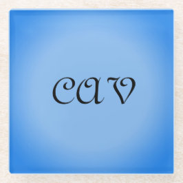 Posavasos De Vidrio Sangria Cornflower Blue