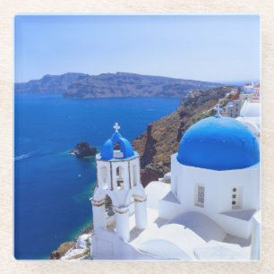 Posavasos De Vidrio Santorini