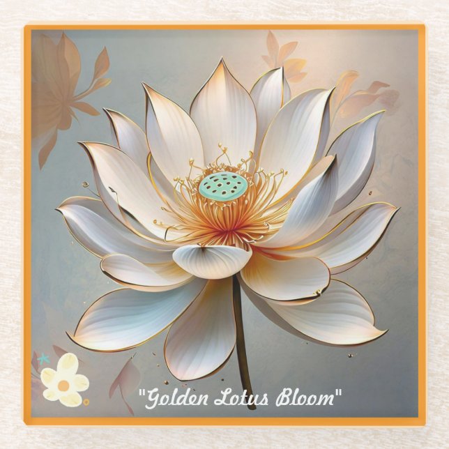 Posavasos De Vidrio "Se ha encontrado la paz interior" (Anverso)