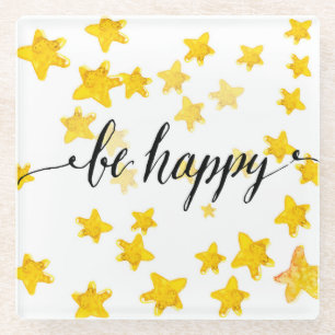 Posavasos De Vidrio Sea 3 felices