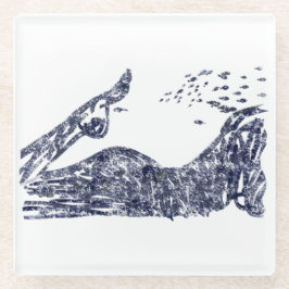 Posavasos De Vidrio Sea bottom.