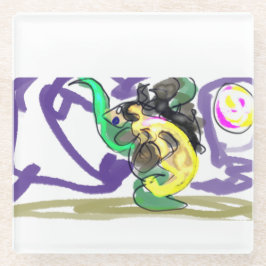 Posavasos De Vidrio Sea dragon Summer