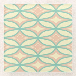 Posavasos De Vidrio  Seamless geometric pattern in diamond shapes 