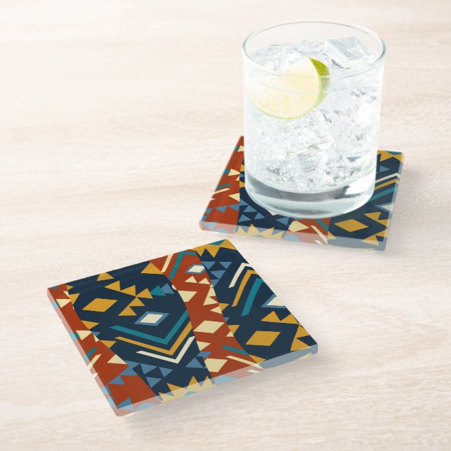 Posavasos De Vidrio Sedona Boho (Angular)