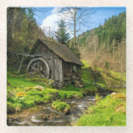 Posavasos De Vidrio Selva negra Grist Mill Alemania