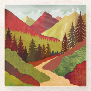 Posavasos De Vidrio Sendero Al Cielo