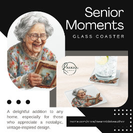 Posavasos de Vidrio Senior Moments
