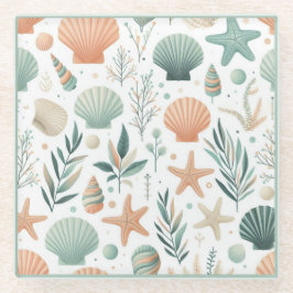 Posavasos De Vidrio Serene Sealife