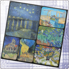 Posavasos De Vidrio Serie de artistas clásicos - Vincent van Gogh #1 -