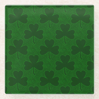 Posavasos De Vidrio Shamrock