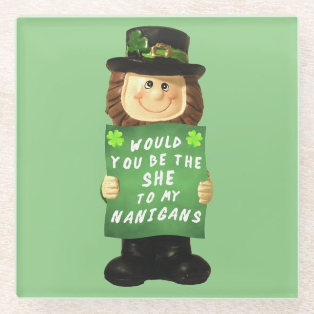 Posavasos De Vidrio Shenanigans (Anverso)