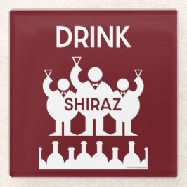 Posavasos De Vidrio Shiraz Wine Drinkers