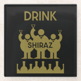 Posavasos De Vidrio Shiraz Wine Drinkers