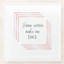 Posavasos De Vidrio Sic Coaster