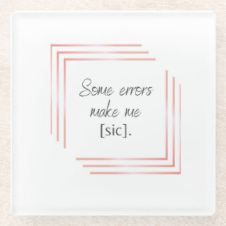 Posavasos De Vidrio Sic Coaster
