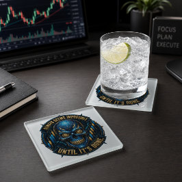 Posavasos De Vidrio Siempre Parece Imposible Hasta Que Se Hace Bitcoin