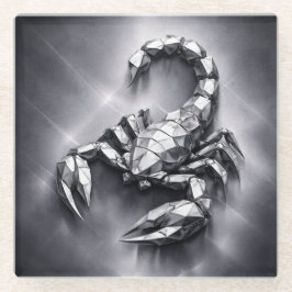 Posavasos De Vidrio signo zodiacal escorpio
