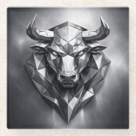 Posavasos De Vidrio signo zodiacal tauro