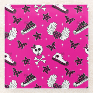 Posavasos De Vidrio Símbolos de Emo