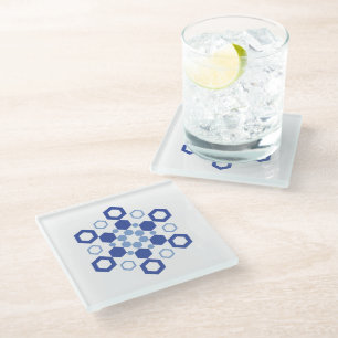 Posavasos De Vidrio Simetría escarada