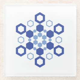 Posavasos De Vidrio Simetría escarada