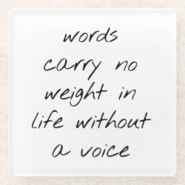 Posavasos De Vidrio Sin Una Pascua De Vidrio De Voz