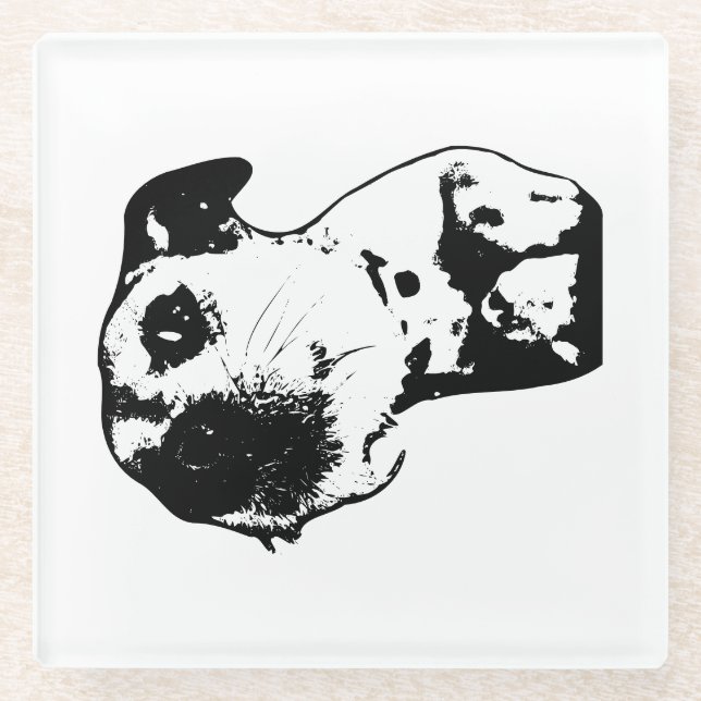 Posavasos De Vidrio Sip, no enfades (Anverso)