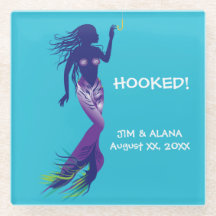 Sirena y gancho dorado