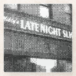 Posavasos De Vidrio sitio de pizza de píxeles