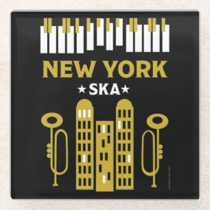 Posavasos De Vidrio Ska Jazz