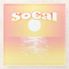 Posavasos De Vidrio SoCal Sunset