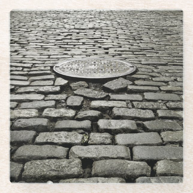 Posavasos De Vidrio Soho Cobblestone Glass Coaster (Anverso)