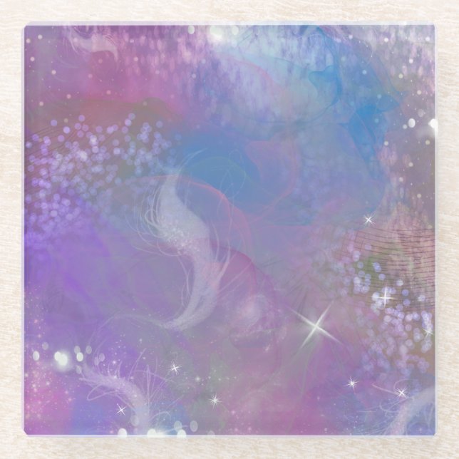 Posavasos De Vidrio Soñando con espuma (Anverso)