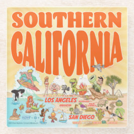 Posavasos De Vidrio Southern California Coaster