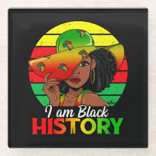 Posavasos De Vidrio Soy Historia Negra África América