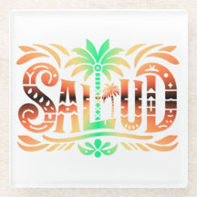 Spanien Urlaub und Feier  "SALUD" -  Prost