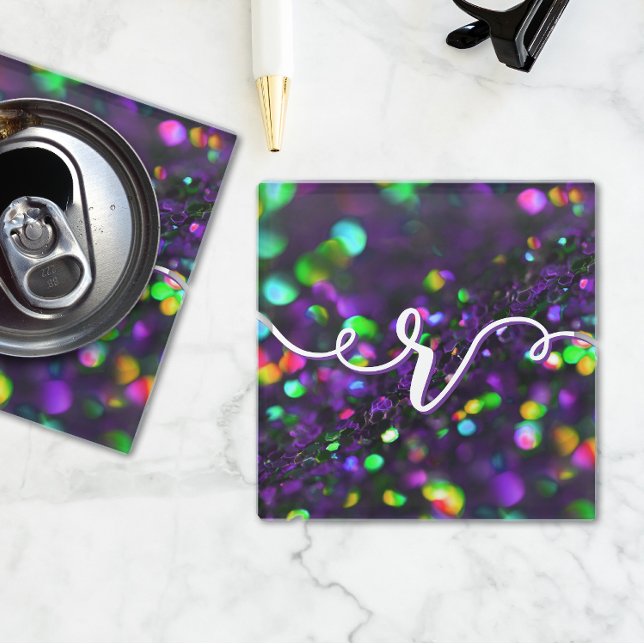 Posavasos De Vidrio Sparkling morado oscuro (Subido por el creador)