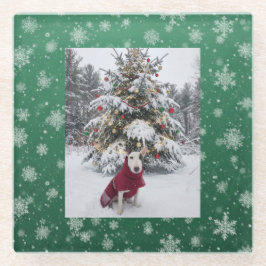 Posavasos De Vidrio Spike "Let it snow"