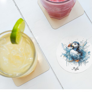 Posavasos De Vidrio Splash de aleta, personalizado