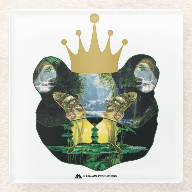 Posavasos De Vidrio Sr. "KING" TOAD VERSIÓN ORIGINAL 1 (Anverso)