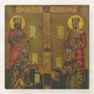 Posavasos De Vidrio St. Constantina y St. Helena