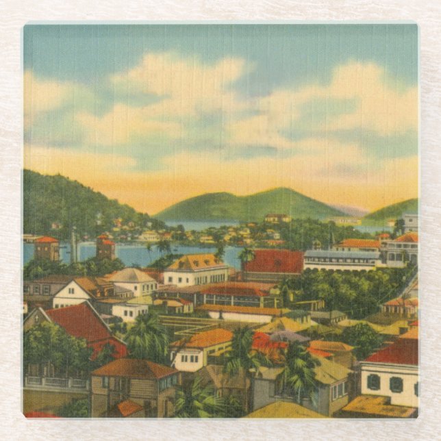 Posavasos De Vidrio St Thomas (Anverso)