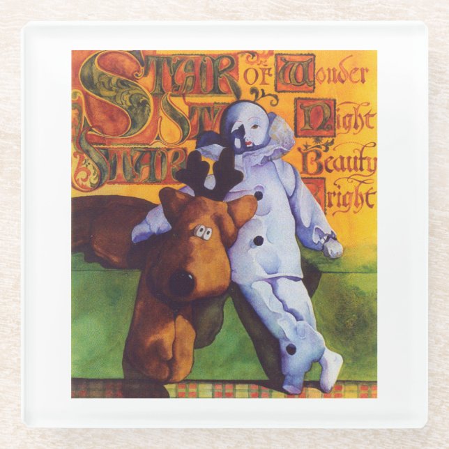 Posavasos de vidrio STAR OF WONDER  (Anverso)