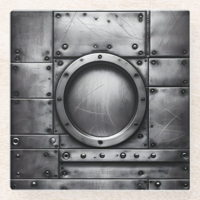 Posavasos De Vidrio steel object  (Anverso)