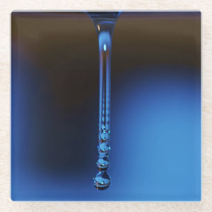 Posavasos De Vidrio Stream To Drop (Arrojar a caer) por Shirley Taylor