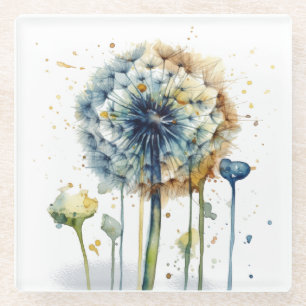 Posavasos De Vidrio Sueños en flor, personalizado