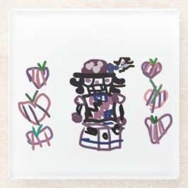 Posavasos De Vidrio Sugar plum nutcracker