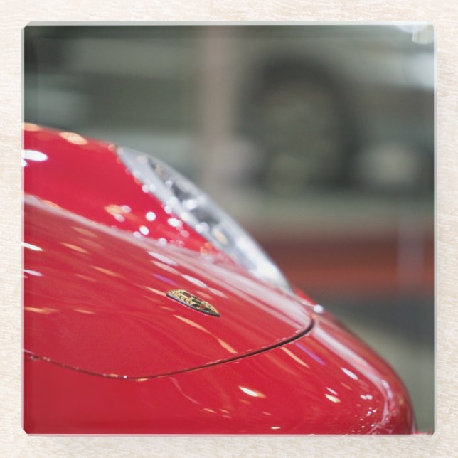 Posavasos De Vidrio SUIZA, GINEBRA: 75ª edición anual Ginebra Auto 2 (Anverso)