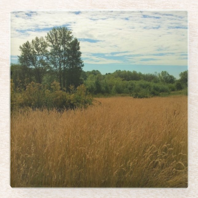 Posavasos De Vidrio Summer Meadow (Anverso)