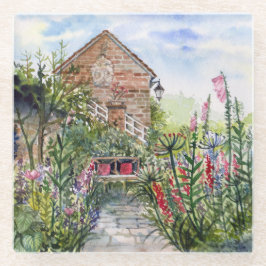 Posavasos De Vidrio Summer Wildflower English Garden in York